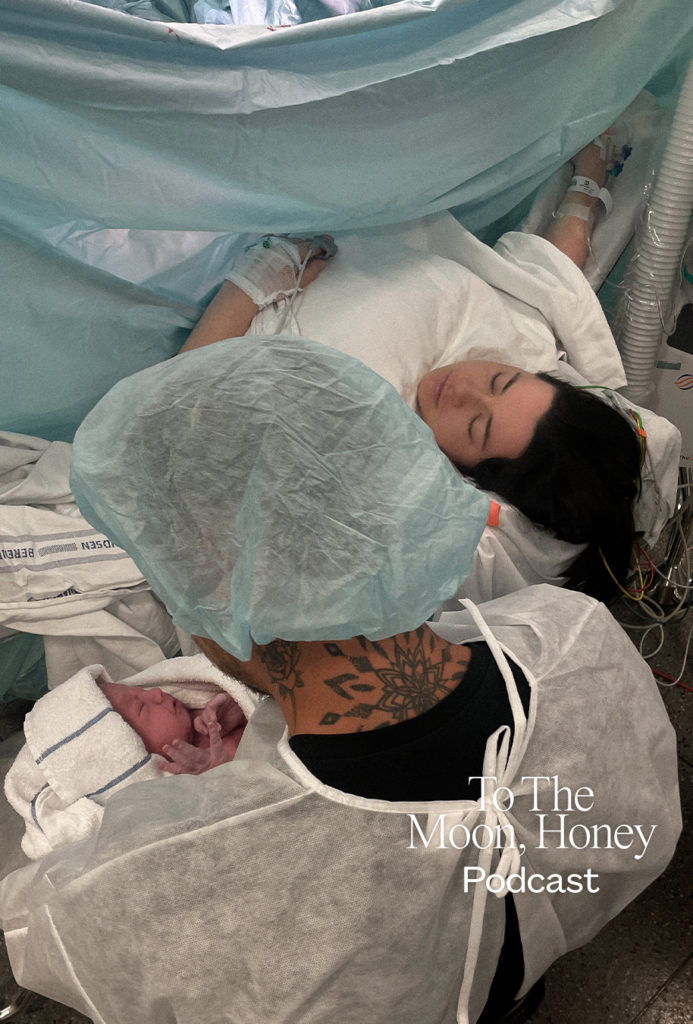 Irina Olsen får foretaget et kejsersnit ved fødslen af sin søn
