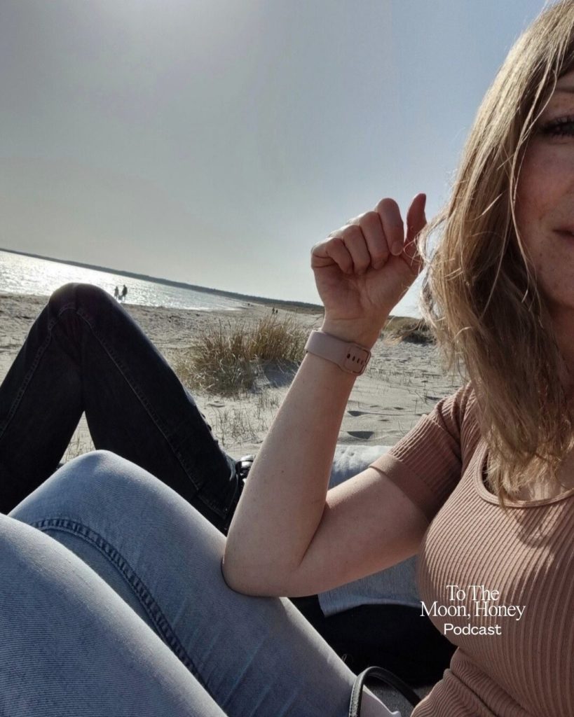 Kvinde på stranden