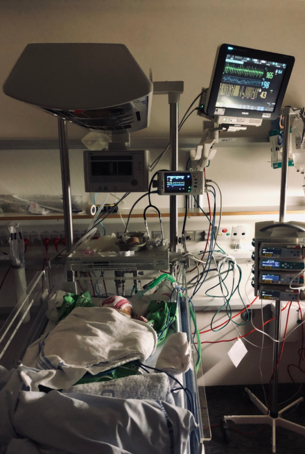 baby på hospital