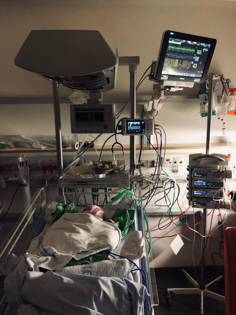 baby på hospital