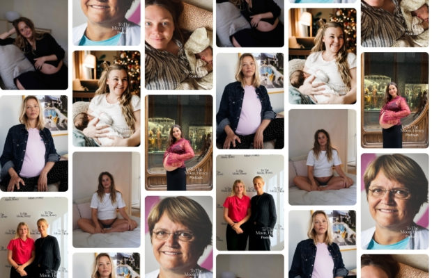 Mange kvinder på flere billeder