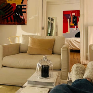 Sofa hygge efterår sutsko